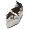 Garnierform Papagei 6 cm - aus Edelstahl - hbs24