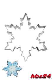 Eiskristall Ausstechform Ausstecher 9,5 cm - hbs24