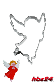 Engel fliegend Plätzchenausstecher Keksausstechform  6 cm - hbs24